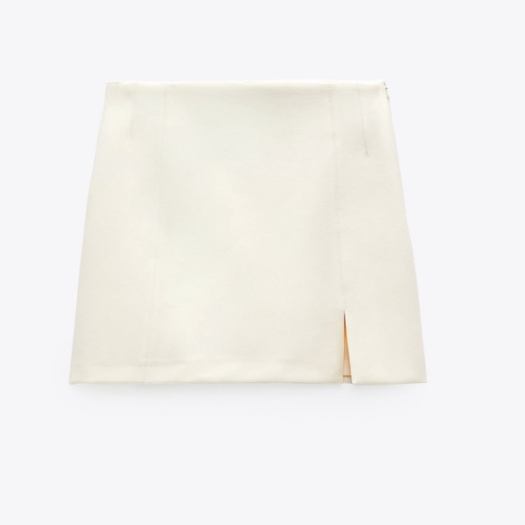 ZARA 2 Piece Cropped Blazer + Mini Skirt Wth Slit - Picture 14 of 15